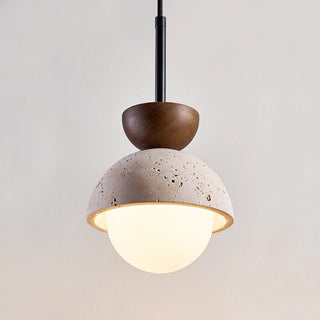 Celako™ Fulvian Pendant Light | Yellow Travertine Kitchen Island Lighting