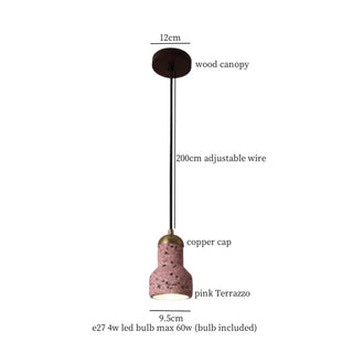 Celako™ Breccia Pendant Light | Terrazzo Dining Room Lighting