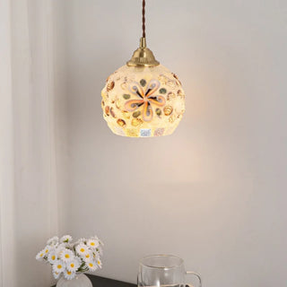 Celako™ Nacreon Pendant Light | Resin And Shell Living Room Lighting