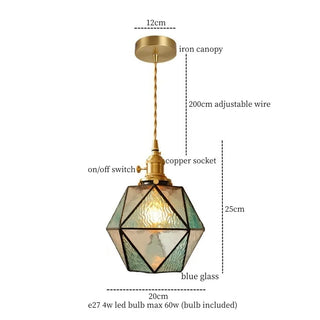 Celako™ Ondulato Pendant Light | Glass Living Room Lighting