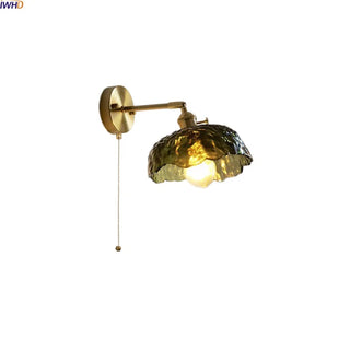 Celako™ Verdite Wall Light | Glass Bedroom Lighting