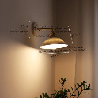 Celako™ Ceravola Wall Light | Ceramic Modern Style Bedroom Lighting
