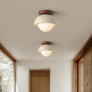 Celako™ Lumaterra Ceiling Light | Yellow Travertine Kitchen Island Lighting