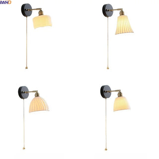 Celako™ Emberi Wall Light | Ceramic Bedside Lighting