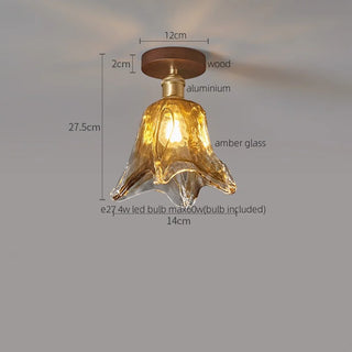 Celako™ Auriel Ceiling Light | Glass Dining Room Lighting