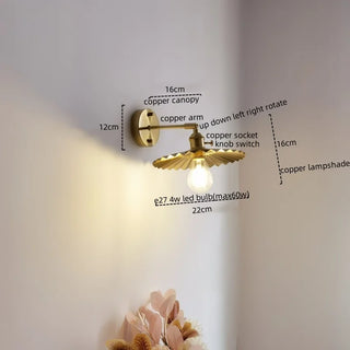 Celako™ Cupraluna Wall Light | Copper Dining Room Lighting