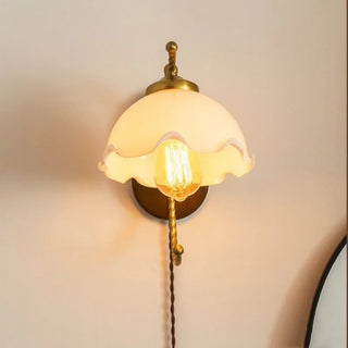 Celako™ Lunova Wall Light | Glass Bedroom Lighting