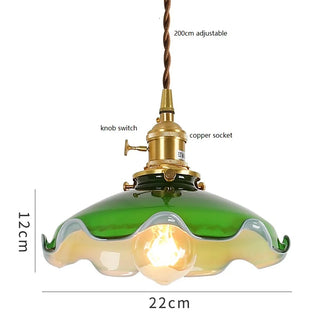 Celako™ Verdia Pendant Light | Glass Dining Room Lighting