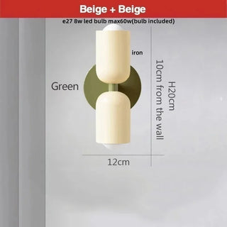 Celako™ Dipolo Wall Light | Iron Modern Style Bedroom Lighting