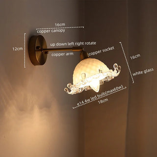 Celako™ Auricore Wall Light | Copper Bedroom Lighting