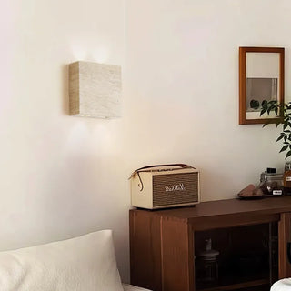 Celako™ Travano Wall Light | Yellow Travertine Vintage