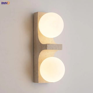 Celako™ Stravia Wall Light | Yellow Travertine Glass Kitchen Island Lighting