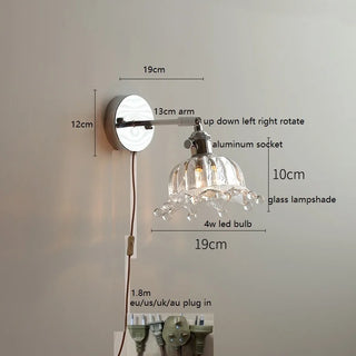 Celako™ Silvra Wall Light | Glass Entryway Lighting