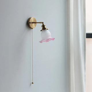 Celako™ Floreta Wall Light | Glass Bedside Lighting
