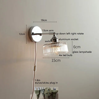 Celako™ Aurela Wall Light | Iron Bedside Lighting
