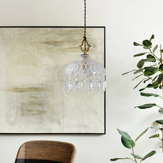 Celako™ Auricite Pendant Light | Crystal Glass Bedroom Lighting