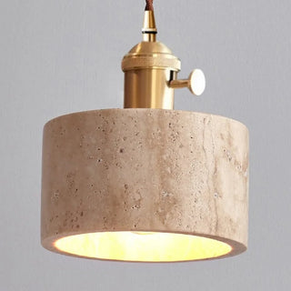 Celako™ Tivori Pendant Light | Travertine Dining Room Lighting