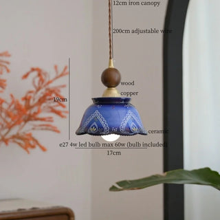 Celako™ Keraflor Pendant Light | Ceramic Bedroom Lighting