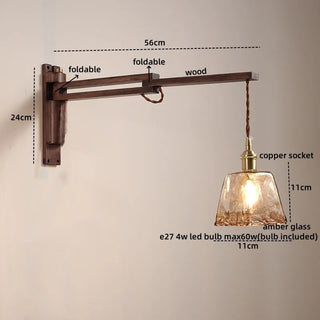 Celako™ Vitreal Wall Light | Glass Bedroom Lighting