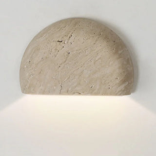 Celako™ Travica Wall Light | Yellow Travertine Bedroom Lighting