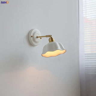 Celako™ Kaolyn Wall Light | Ceramic Copper Bedside Lighting