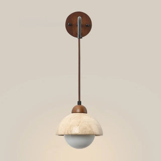 Celako™ Travina Wall Light | Travertine Bedroom Lighting