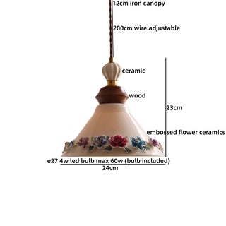 Celako™ Keramos Pendant Light | Ceramic French Vintage Kitchen Island Lighting