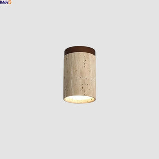 Celako™ Shibusa Ceiling Light | Yellow Travertine Wabi Sabi Style