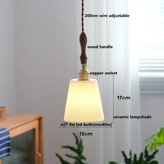 Celako™ Kaolin Pendant Light | Ceramic Dining Room Lighting
