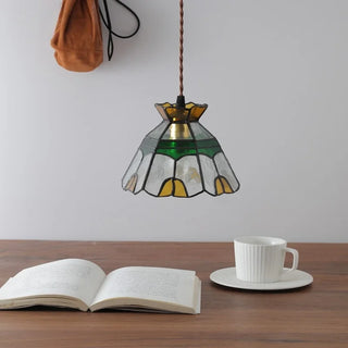 Celako™ Florique Pendant Light | Colored Glass Kitchen Island Lighting