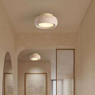 Celako™ Sabbiano Ceiling Light | Yellow Travertine Kitchen Island Lighting