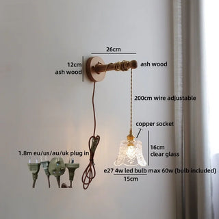 Celako™ Aurelia Wall Light | Copper Bedside Lighting