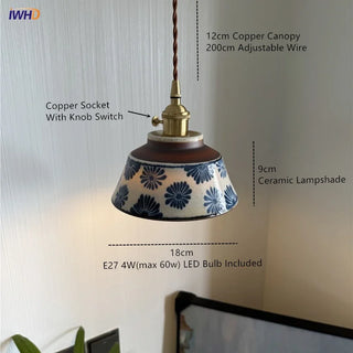 Celako™ Nivara Pendant Light | Ceramic Dining Room Lighting