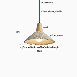 Celako™ Cementa Pendant Light | Cement Dining Room Lighting