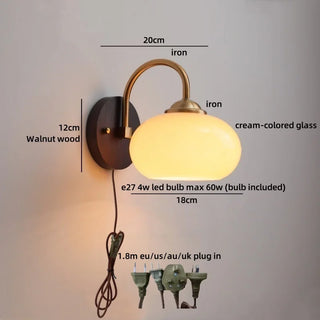 Celako™ Elowen Wall Light | Wood Hallway Lighting