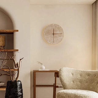 Celako™ Solvertine Wall Light | Yellow Travertine Japan Wabi Sabi Bedroom Lighting