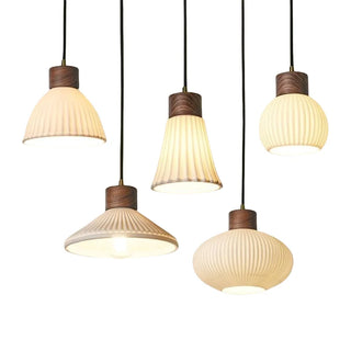 Celako™ Argilion Pendant Light | Wood Bedroom Lighting