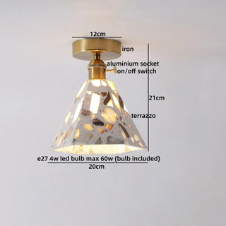 Celako™ Marmuro Ceiling Light | Marble Dining Room Lighting