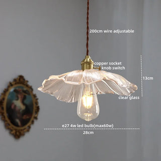 Celako™ Cuvolo Pendant Light | Glass Bedroom Lighting