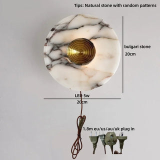 Celako™ Lumia Wall Light | Bulgari Stone Living Room Lighting