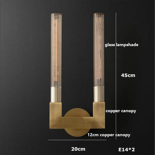 Celako™ Cuvora Wall Light | Copper Bedside Lighting
