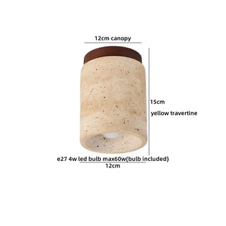 Celako™ Marvela Ceiling Light | Travertine Living Room Lighting