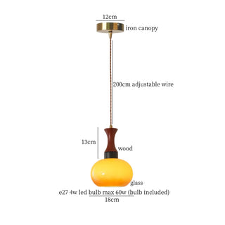Celako™ Ambiora Pendant Light | Glass American Vintage