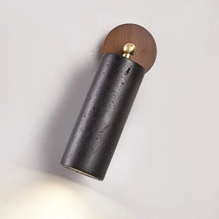 Celako™ Pietria Wall Light | Black Travertine Vintage Bedroom Lighting