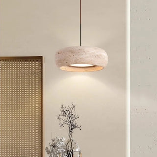 Celako™ Safrana Pendant Light | Yellow Travertine Kitchen Island Lighting