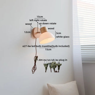 Celako™ Ivra Wall Light | Ceramic Bedroom Lighting