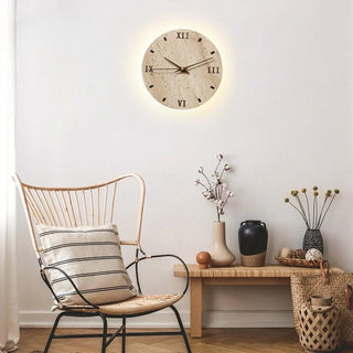 Celako™ Solora Wall Light | Yellow Travertine Living Room Lighting
