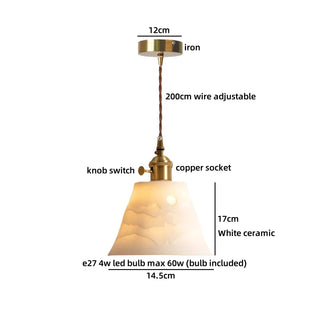 Celako™ Vellure Pendant Light | Resin Dining Room Lighting