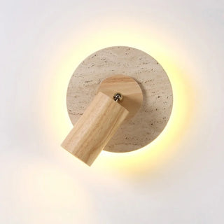 Celako™ Travaro Wall Light | Travertine Hallway Lighting