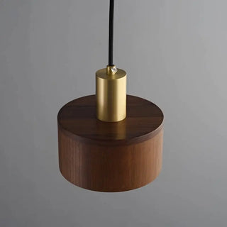 Celako™ Nucaro Pendant Light | Walnut Wood Dining Room Lighting